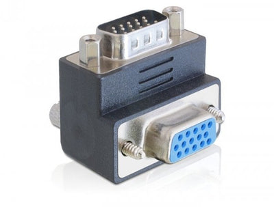 Delock Adapter VGA Male / Female 270° Angular — image 1