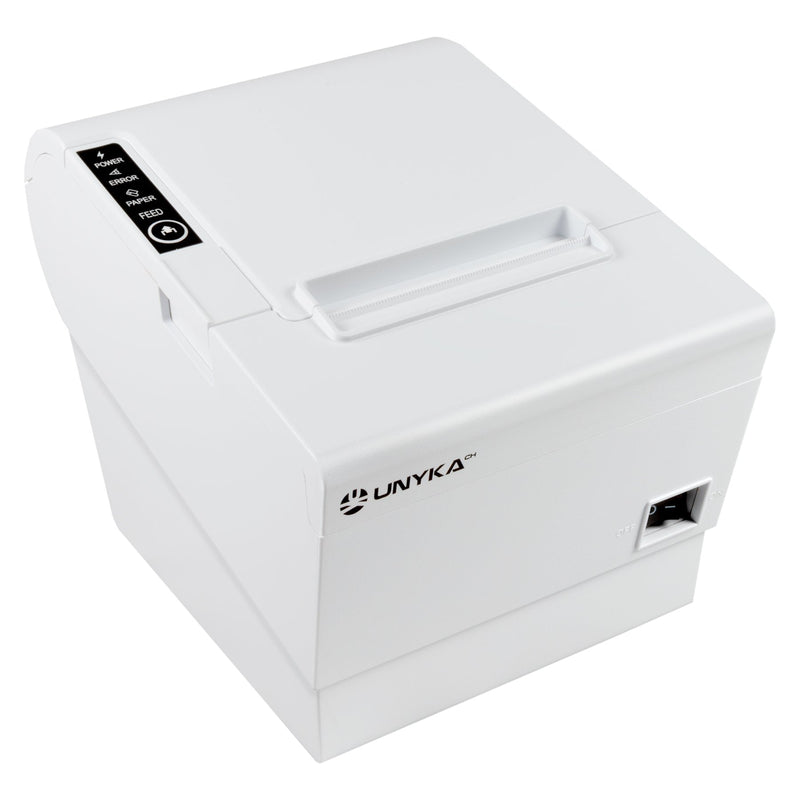 Unykach POS5 White Printer Thermal Receipts Speed 230MM/S - Usb, RJ-45, RJ-12 And RJ11