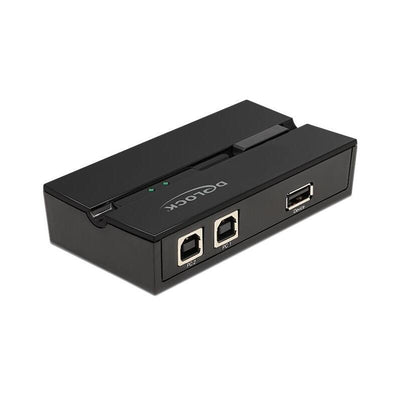Delock Conmutador USB 2.0 2 PC 1 Dispositivo 11491 — image 1
