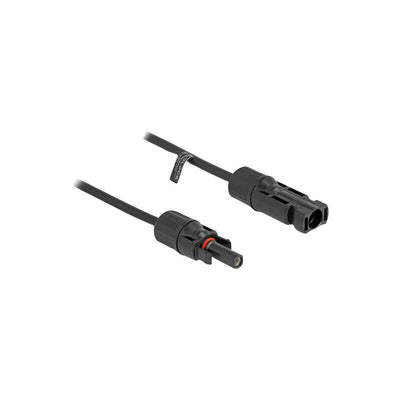 Delock DL4 Solar Cable Connector Male a Connector Female 1M Black — image 1