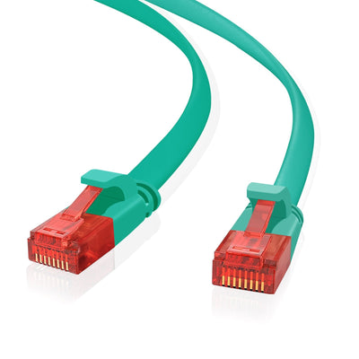 Helos Ultra Slim Network Cable U/UTP CAT.6 Green 20,0M — image 1