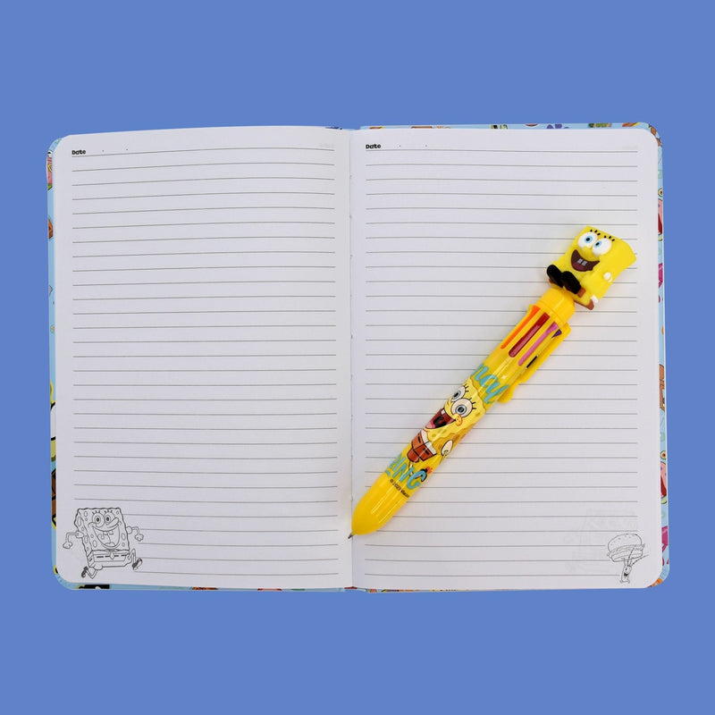 Thumbs Up Spongebob Notebook And Block A5 80 Hojas Blue Claro, Multicolour