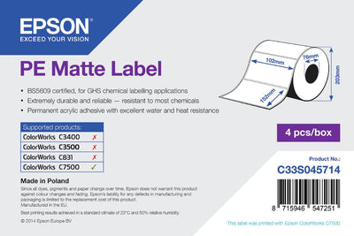 Epson Pe Matte Label White Matte — image 1