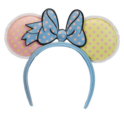 Diadema Orejas Pastel Polka Dot Minnie Mouse Disney — image 1