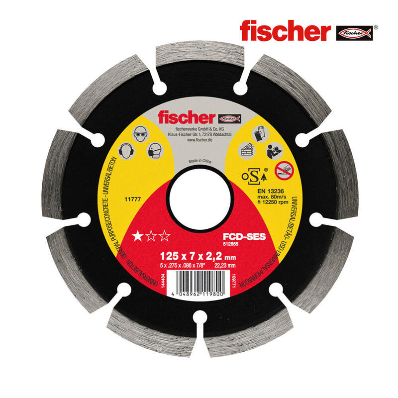 Fischer Unidad Corte Hormigon Fcd-ses Ø115X2,0X22,23 512853