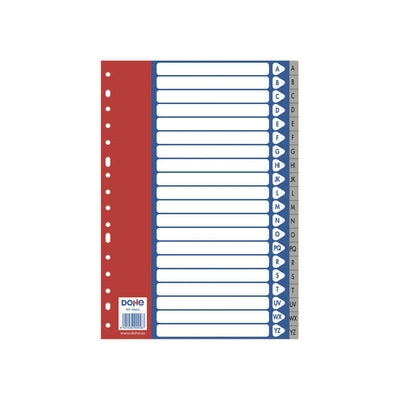 Dohe Separadores Archivadores And Folders Anillas a-z 120 Micras Size Folio - 20 Posiciones - Multitaladro — image 1