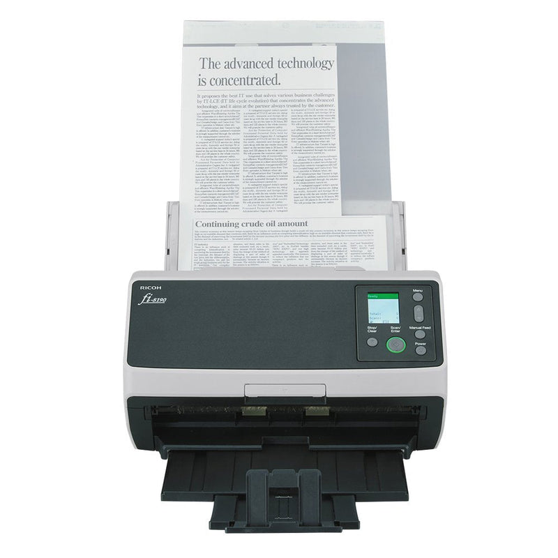 Fujitsu FI-8190 Alimentador Automatic Documentos (adf) + Scanner Power Manual 600 X 600 DPI A4 Black Grey