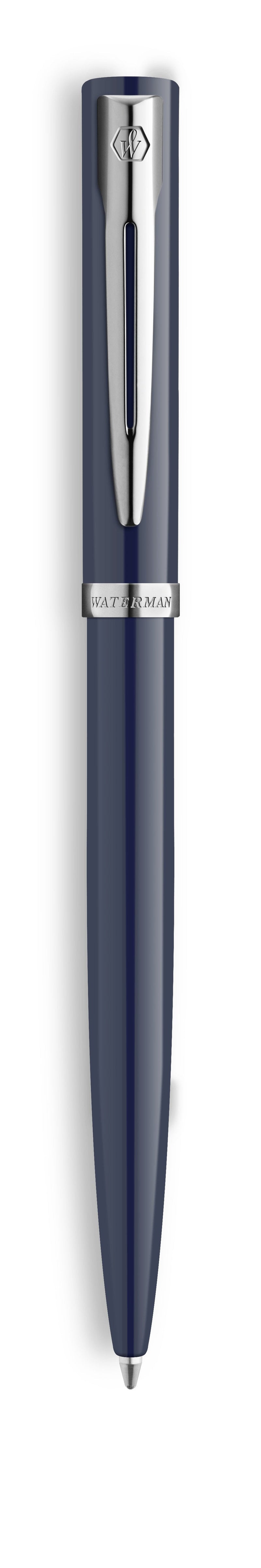 Waterman Pen Impression Azuler Lack Ct M Blue Box Of Regalo