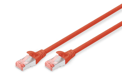 Digitus Network Cable AWG27 CAT.6 S/FTP Lszh 0.50M Red DK-1644-005/R — image 1