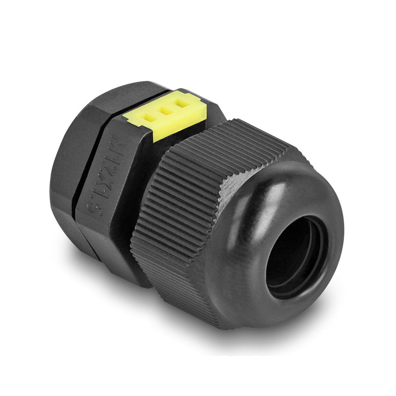 Delock 60614 Connector Cable M12 With Ventilación IP68 Polvo And Waterproof Black 2 Pieces