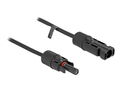 Delock DL4 Solar Cable 4MM² Connector Male a Female 3M Black — image 1