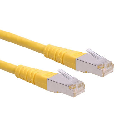 Roline Network Cable KAT.6 Class And S FTP Pimf Yellow 0,3M — image 1