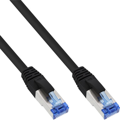 Inline 70 Pieces Bulk-pack Network Cable S/FTP Pimf CAT.6A Libre Halógenos 500MHZ Black 1M — image 1