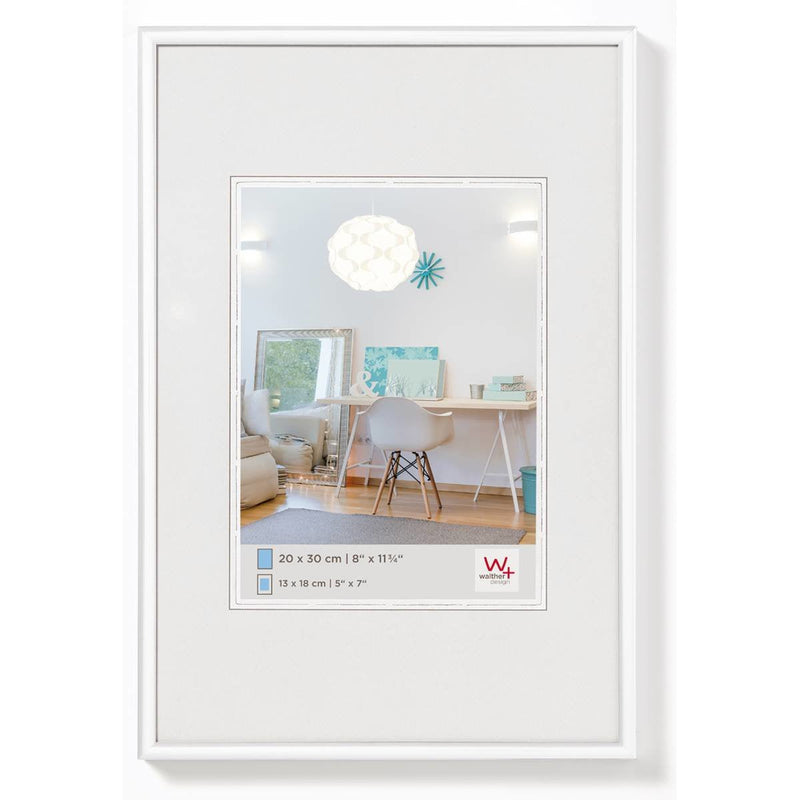 Walther Design KV824W Frame White Expositor Pie Retroiluminado