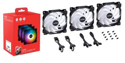 Fan PC Xpg Vento 120MM Black RGB X3 — image 1