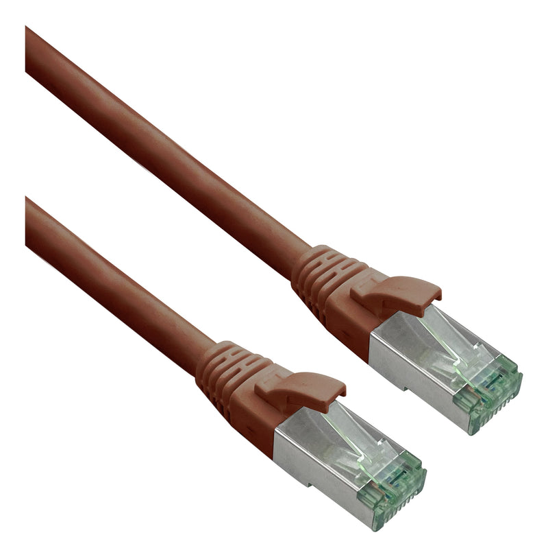 Helos 363777 Network Cable Brown 15M CAT.7 S/FTP (s-STP)