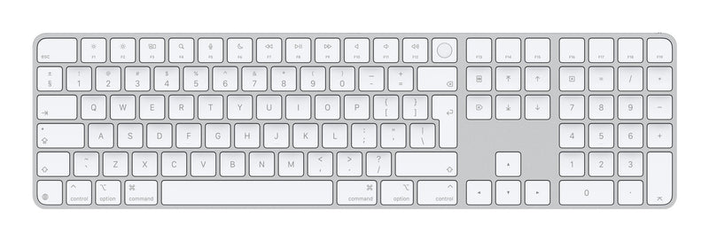 Apple Magic Keyboard With Touch Id And Keyboard Numérico Silver/White Design Reino Unido, Modelos Mac With Chi