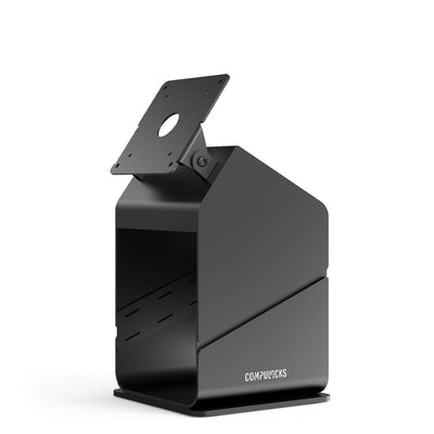 Compulocks Tablet Printer Kiosk Base Estilo Quiosco Printer / Tablet Aluminium High Quality Black Interfaz Ass — image 1