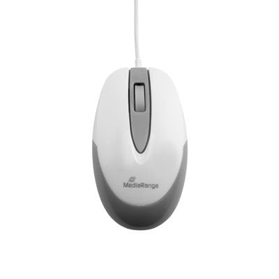 Mediarange Mouse Optico MROS214 White-grey