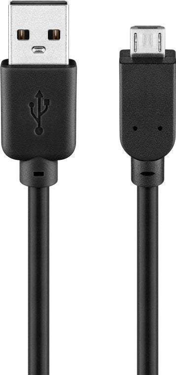 Goobay USB Cable 2.0A- Micro Bs / S 3.0M Black — image 1