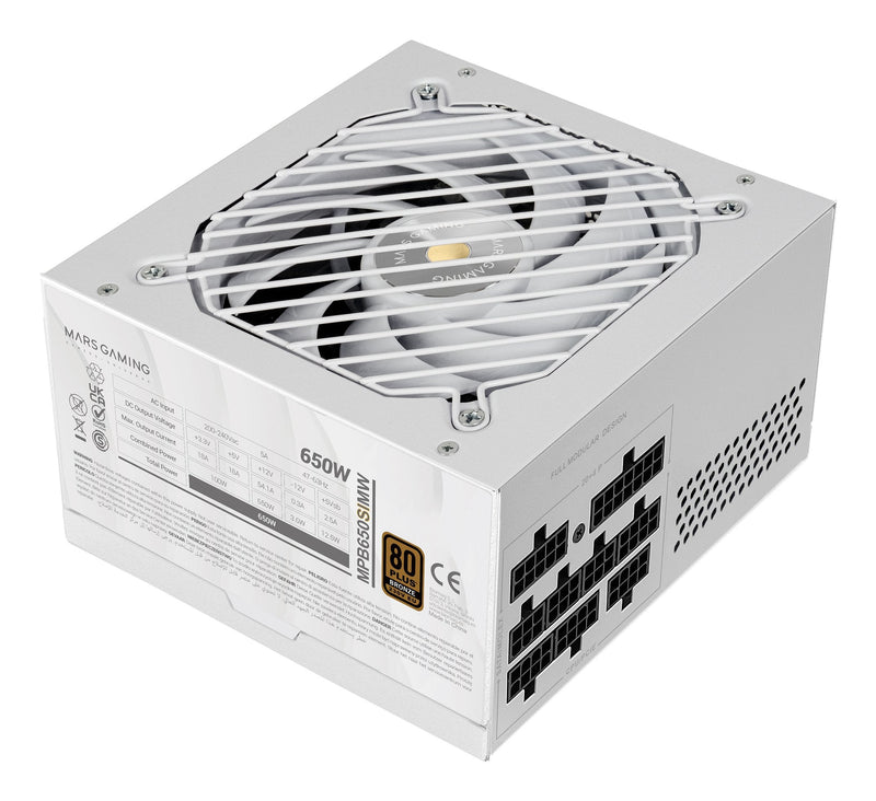 Mars Gaming Power Supply MPB650SIM 650W Fan 12CM 80 Plus Bronze