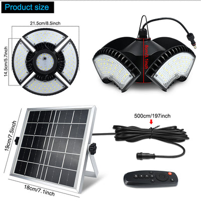 Solar-powered Pendant Light Garage Split-unit Garden And Courtyard Lamp