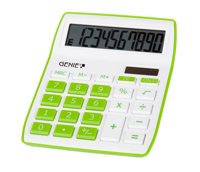 Genie Calculator Desk 840G Green