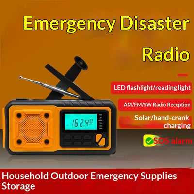 Multi Functional Solar Powered Outdoor Charging Radio