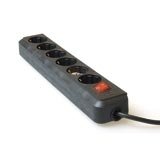Brennenstuhl Power Strip 6 Sockets Eco-line 1.50M Black — image 1