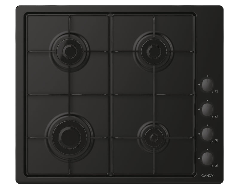 Candy Board Gas CHW6LBB Black Integrado 60CM 4 Zona(s)