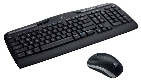 Logitech Wireless Combo MK330 Set Of Keyboard And Wireless Mouse 2.4GHZ French Black