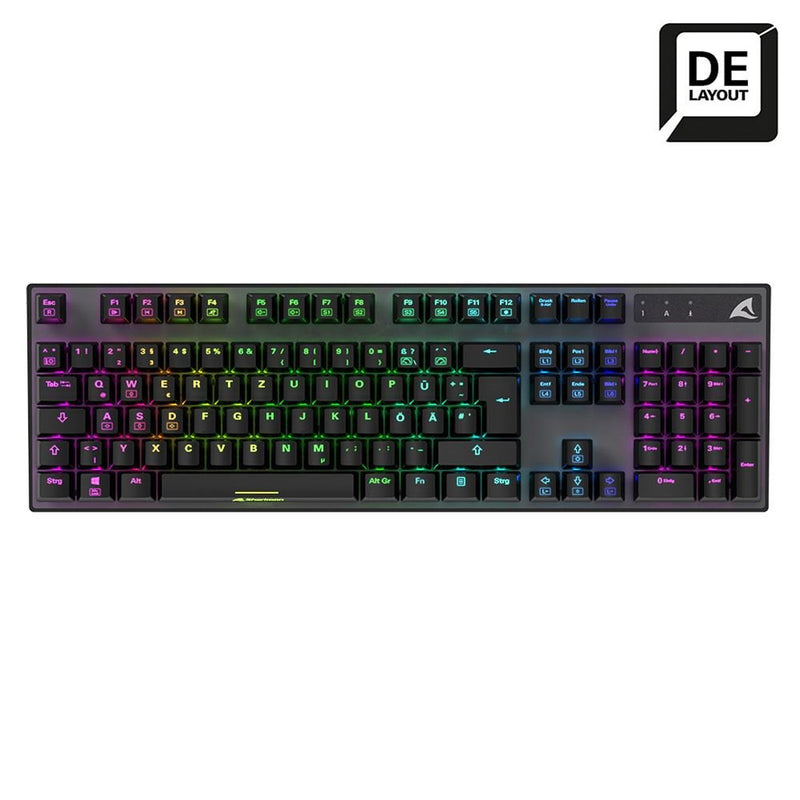Sharkoon Keyboard German Skiller SGK20, Gaming 4044951037759