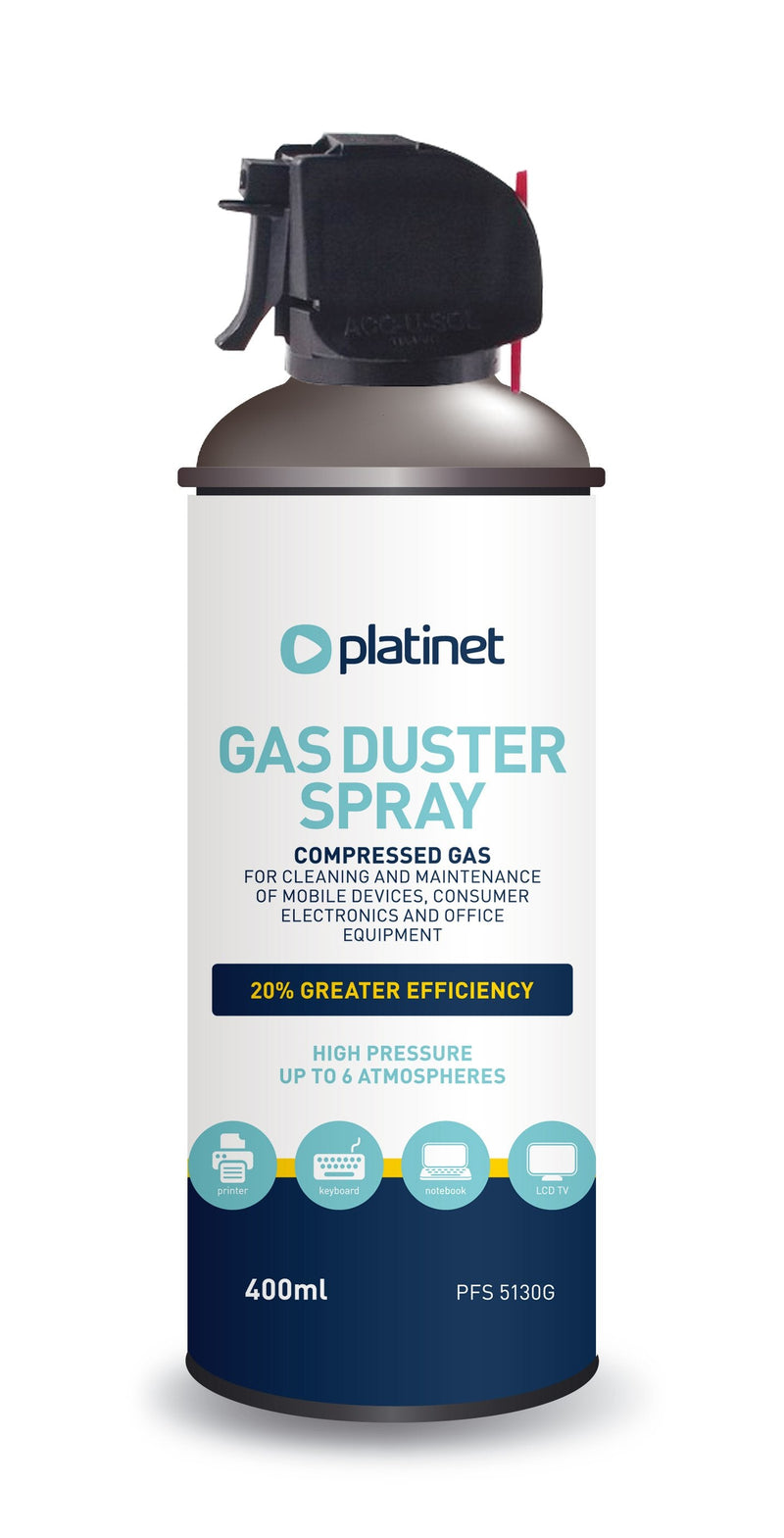 Platinet Air Compressed 400ML With Pistola 5130G