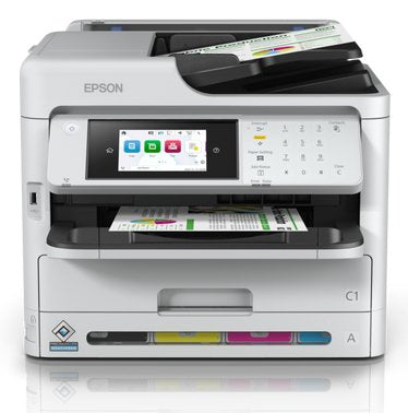 Epson Printer Multifuncion Workforce WF-C5890DWF 25PPM Adf Duplex LAN Wi-Fi Fax White — image 1