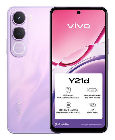 Vivo Smartphone Y21D 4GB( + 4) 128GB 6.68 IP69 Lavanda Purple — image 1