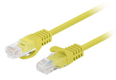 Lanberg Cable Network CAT.6 UTP 3M Yellow 10-PACK — image 1