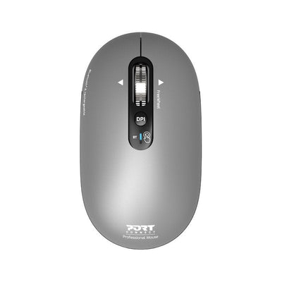 Port Designs Mouse Wireless 2.4GHZ Bluetooth Rechargeable USB-A/USB-C Pure Mac — image 1