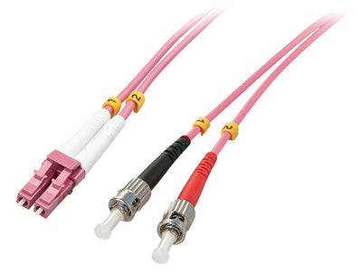 Lindy Cable Dúplex Fibre Optic Lc/St OM4 1M 50/125ÆM Multimode — image 1