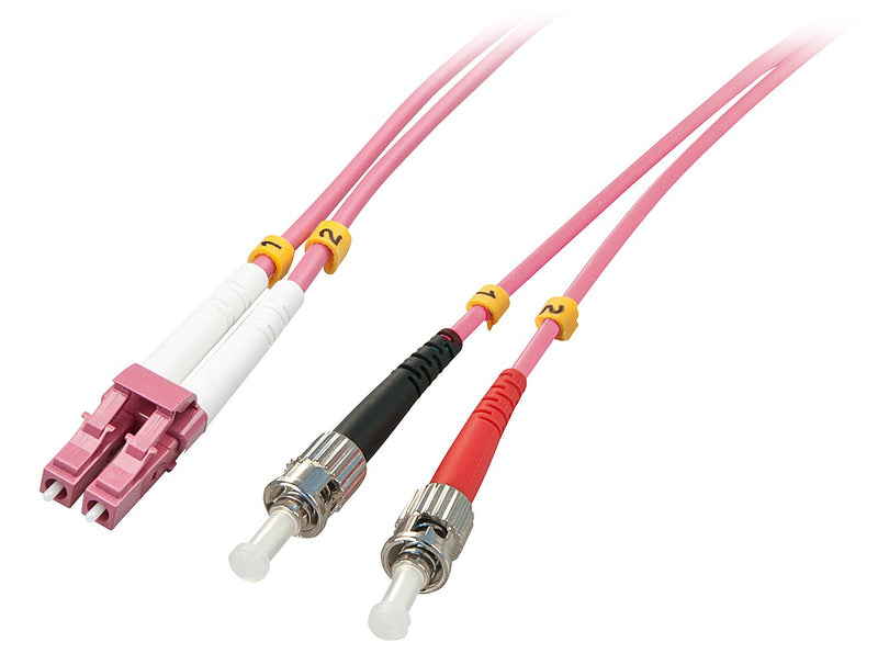 Lindy 46351 Cable Fibre Optic 2M Lc St OM4 Pink