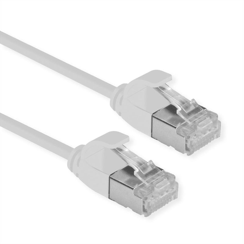 Roline Verde U FTP Network Cable CAT.6A (class Ea), Lsoh, Slim, Gris 0,5M
