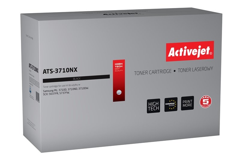 Activejet Toner ATS-3710NX (reemplazo Samsung MLT-D205E - Supreme - 10,000 Páginas - Black