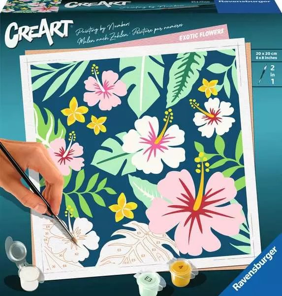 Ravensburger Creart - Plantas Exóticas, Pintura 23729