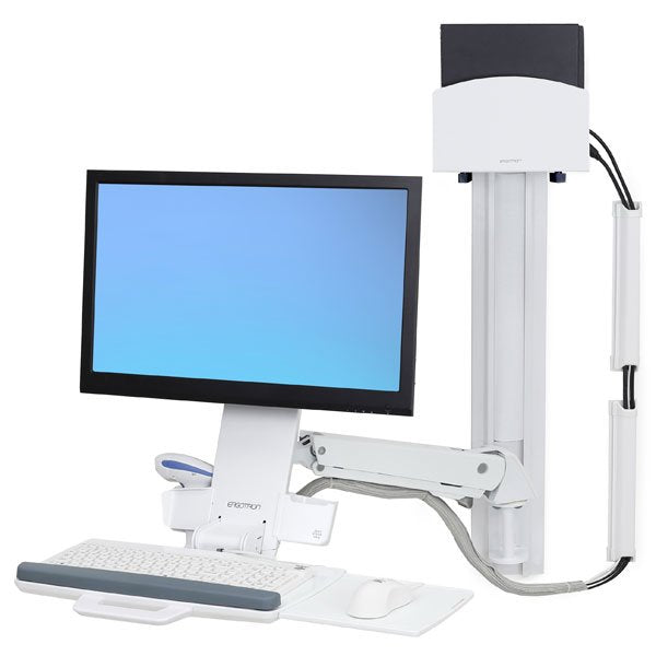 Ergotron Styleview Sit-stand Combo System Kit Assembly Tray Keyboard Assembly CPU Wall Arm Monitor Adjustable