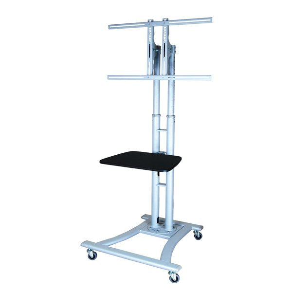 Value Lcd- TV-rollstnder, 27-60 Pulgadas, Up To 50KG, Silver