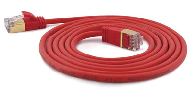 Wantec 7162 Network Cable Red 3M CAT.7 S/FTP (s-STP) — image 1