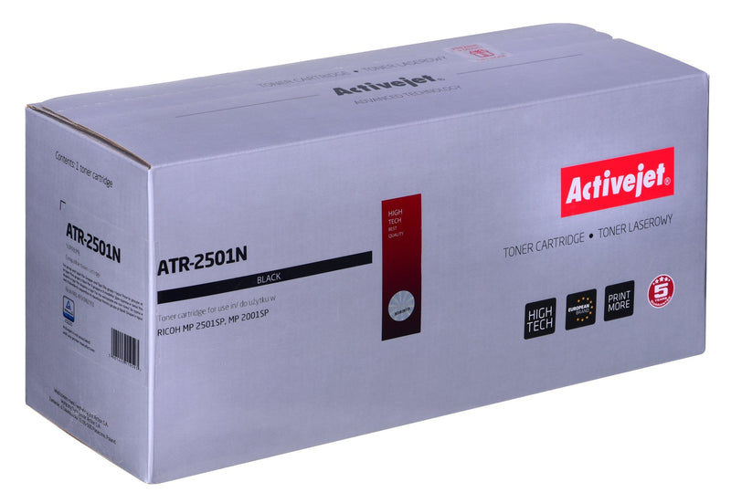 Activejet Toner ATR-2501N Printer Ricoh, Spare Part Ricoh 841769, 841991, 842009 Supreme 9000 Páginas Black
