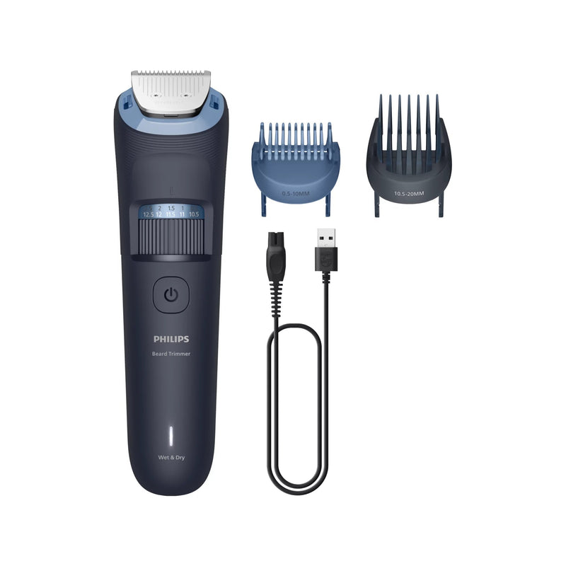 Philips Beard Trimmer 3000 Series BT3665/15 Arreglo Barba With Cuchillas Totalmente Metálicas