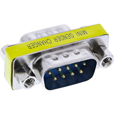 Inline Gender Changer Serial Adapter DB9 Male a Male — image 1