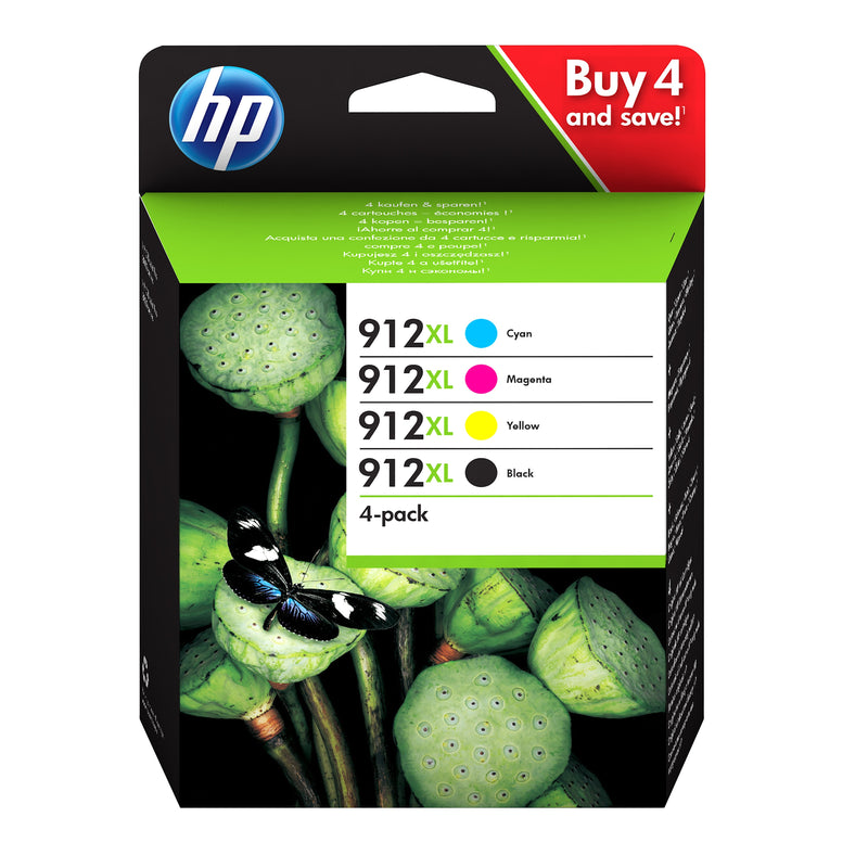 HP Multipack Black / Cyan / Magenta / Yellow 3YP34AE Mcvp 912 XL