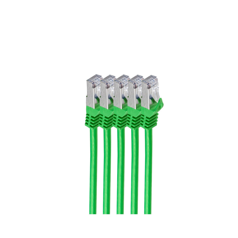 Shiverpeaks RJ45 Network Cable S FTP, CAT.7 VE5, 3M Green
